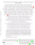 Cover page: First Results from the LUX Dark Matter Experiment at the Sanford Underground Research Facility