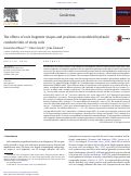 Cover page: The effects of rock fragment shapes and positions on modeled hydraulic conductivities of stony soils