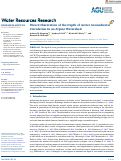 Cover page: Direct Observation of the Depth of Active Groundwater Circulation in an Alpine Watershed