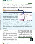 Cover page: Intrinsically Stretchable Block Copolymer Based on PEDOT:PSS for Improved Performance in Bioelectronic Applications