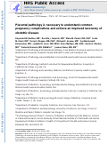 Cover page: Placental pathology is necessary to understand common pregnancy complications and achieve an improved taxonomy of obstetrical disease.