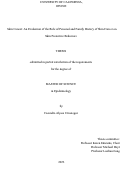 Cover page: Skin Cancer: An evaluation of the role of personal and family history of skin cancer on skin protective behaviors