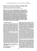 Cover page: Bayesian recursive parameter estimation for hydrologic models