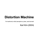 Cover page: Distortion Machine