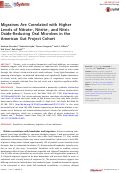 Cover page: Migraines Are Correlated with Higher Levels of Nitrate-, Nitrite-, and Nitric Oxide-Reducing Oral Microbes in the American Gut Project Cohort