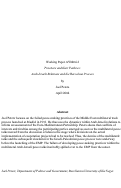 Cover page: Practices and their Failures: Arab-Israeli Relations and the Barcelona Process