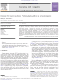 Cover page: Feminist HCI meets facebook: Performativity and social networking sites