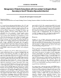 Cover page: Management of Diabetic Ketoacidosis with Concomitant Cardiogenic Shock Secondary to Non-ST Elevation Myocardial Infarction