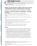 Cover page: Mortality Rate and Predictors in Children Under 15 Years Old Who Acquired HIV from Mother to Child Transmission in Paraguay