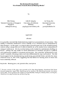 Cover page: The dividend pricing model: New evidence from the Korean housing market