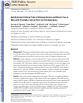 Cover page: Randomized clinical trial of brewed green and black tea in men with prostate cancer prior to prostatectomy