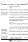 Cover page: Tremelimumab: research and clinical development.