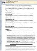 Cover page: Acquired Neuromyotonia Heralding Recurrent Thymoma in Myasthenia Gravis