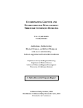 Cover page: COORDINATING GROWTH AND ENVIRONMENTAL MANAGEMENT THROUGH CONSENSUS BUILDING Vol. 2. Appendix Case Studies