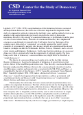 Cover page: Consensus Without Veto-Players: Testing Theories of Consensual Democracy