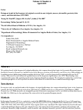 Cover page: European trends in the frequency of original research in acne vulgaris, rosacea, dermatitis, psoriasis, skin cancer, and skin infections, 1970-2010