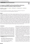 Cover page: A Comparison of WebRTC and Conventional Videoconferencing for Synchronized Remote Medical Image Presentation