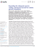 Cover page: Expanding the stdpopsim species catalog, and lessons learned for realistic genome simulations