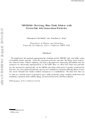 Cover page: MSSM4G: Reviving Bino Dark Matter with Vector-like 4th Generation Particles