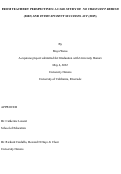 Cover page: FROM TEACHERS’ PERSPECTIVES: A CASE STUDY OF NO CHILD LEFT BEHIND (2002) AND EVERY STUDENT SUCCEEDS ACT (2015)