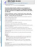 Cover page: Assessing Stigma Towards Substance Use in Pregnancy: A Randomized Study Testing the Impact of Stigmatizing Language and Type of Opioid Use on Attitudes Toward Mothers With Opioid Use Disorder.