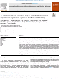 Cover page: An international model comparison study of controlled fault activation experiments in argillaceous claystone at the Mont Terri Laboratory