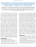 Cover page: Prevalence of SARS-CoV-2 and Influenza Coinfection and Clinical Characteristics Among Children and Adolescents Aged &lt;18 Years Who Were Hospitalized or Died with Influenza — United States, 2021–22 Influenza Season