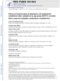 Cover page: Efficacy of levetiracetam, fosphenytoin, and valproate for established status epilepticus by age group (ESETT): a double-blind, responsive-adaptive, randomised controlled trial