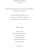 Cover page: The Harmful Impact of Weight Stigma on Eating Pathology and Health Behaviors among White and Latinx Adolescents