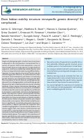 Cover page: Does habitat stability structure intraspecific genetic diversity? It’s complicated...