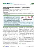 Cover page: Composition-Dependent Functionality of Copper Vanadate Photoanodes