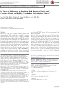 Cover page: Is There a Difference in Revision Risk Between Metal and Ceramic Heads on Highly Crosslinked Polyethylene Liners?