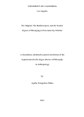 Cover page: The Migrant, The Mediterranean, and the Tourist: Figures of Belonging in Post-Austerity Palermo