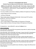 Cover page of Protocol for a Scoping/Systematic Review:&nbsp;Pediatric Psychosis Measurement Instruments: A Systematic Review