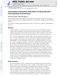 Cover page: Harmonization-Information Trade-Offs for Sharing Individual Participant Data in Biomedicine