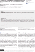 Cover page: The Incidence of Urgent Tube Shunt Surgery for Diabetic Neovascular Glaucoma at a Tertiary Academic Medical Center.