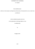 Cover page: Food and Restaurants: A Review of the Literature and Exploratory Observations of Restaurant Pivots in LA in the Time of COVID-19