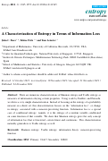 Cover page: A BAYESIAN CHARACTERIZATION OF RELATIVE ENTROPY