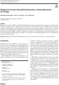 Cover page: Multipotent Stromal Cells and Viral Interaction: Current Implications for Therapy.