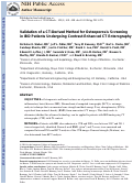 Cover page: Validation of a CT-Derived Method for Osteoporosis Screening in IBD Patients Undergoing Contrast-Enhanced CT Enterography