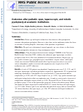 Cover page: Outcomes after pediatric open, laparoscopic, and robotic pyeloplasty at academic institutions