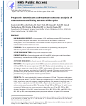 Cover page: Prognostic determinants and treatment outcomes analysis of osteosarcoma and Ewing sarcoma of the spine