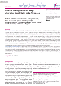 Cover page: Medical management of deep ulcerative keratitis in cats: 13 cases