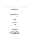 Cover page: Women's Personality, Work, and Retirement in the Mills Longitudinal Study