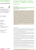 Cover page: Comparative biogeography: innovations and the rise to dominance of the North Pacific biota