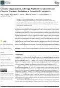 Cover page: Genome Organization and Copy-Number Variation Reveal Clues to Virulence Evolution in Coccidioides posadasii