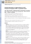 Cover page: Helping our patients take HIV pre‐exposure prophylaxis (PrEP): a systematic review of adherence interventions