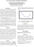 Cover page: Cross-Category Effects in Spatial Working Memory