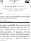 Cover page: μSR studies of the hexaboride system EuxCa1-xB6