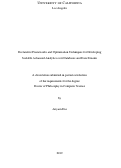 Cover page: Declarative Frameworks and Optimization Techniques for Developing Scalable Advanced Analytics over Databases and Data Streams